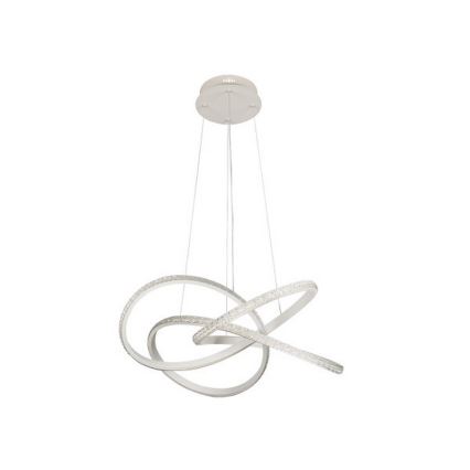 Lampadario LED dimmerabile a sospensione con cavo, 95 W, 230 V, 3000–6500 K, Ø 57 cm + telecomando