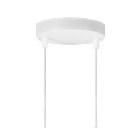 Lampadario sospeso su cavo BOHO 2xE27/60W/230V crema/iuta