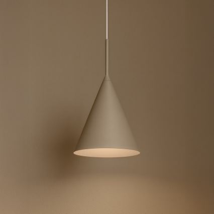 Lampadario sospeso su cavo CAPITAL 1xGX53/15W/230V Ø 17 cm beige
