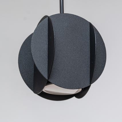 Lampadario sospeso su cavo GAMBIT 4x GU10/10W/230V, nero