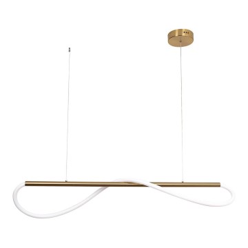 Lampadario sospeso su cavo LED MELECA LED/24W/230V 3000/4000/6000K 100 cm dorato