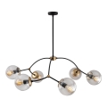Lampadario su asta KROMOZOM 6xE27/40W/230V