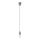 Lampadario su catena DIEGO 1xE27/60W/230V grigio