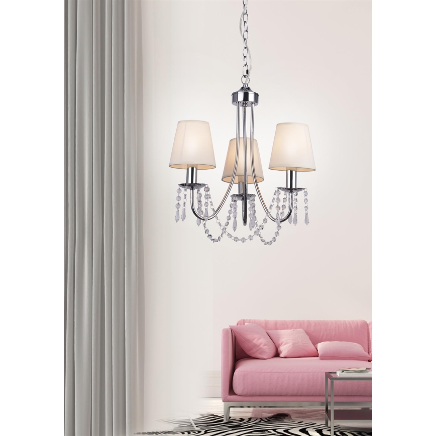 Lampadario su catena RUTI 3xE14/40W/230V