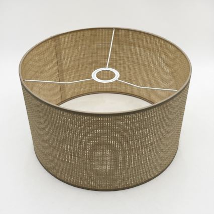 Lampadario su cavo AIDA 1xE27/15W/230V Ø 35 cm rovere/rafia