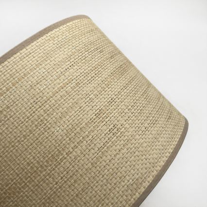 Lampadario su cavo AIDA 1xE27/15W/230V Ø 35 cm rovere/rafia