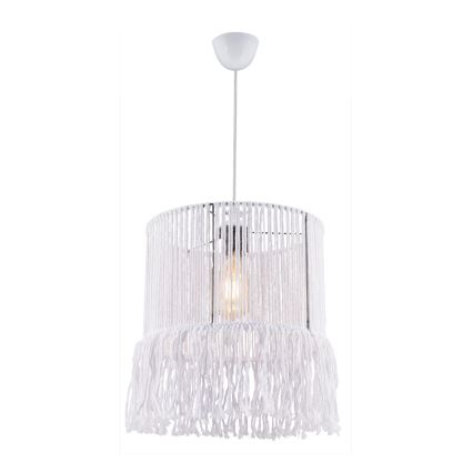 Lampadario su cavo NESS MACRAME 1xE27/40W/230V bianco