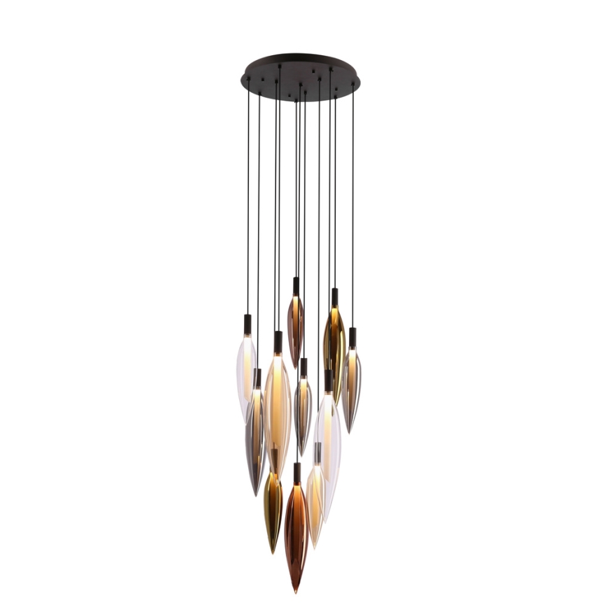 Lampadario su cavo NORDIC 11xG9/5W/230V nero