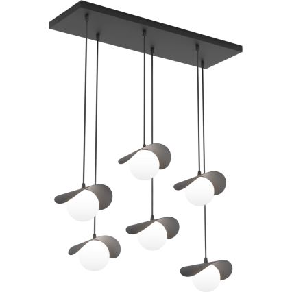 Lampadario su cavo RITUAL 6xG9/8W/230V nero