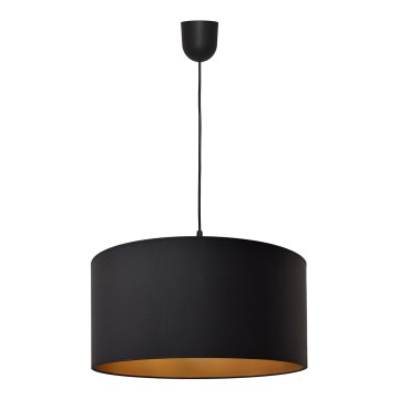 Lampadario su corda ALBA 1xE27/15W/230V d. 40 cm nero/oro