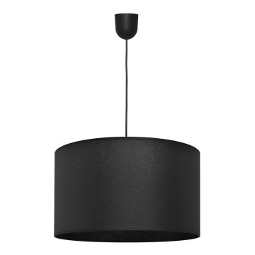 Lampadario su corda ALBA 1xE27/15W/230V d. 45 cm nero