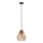 Lampadario su corda BARREL 1xE27/24W/230V diametro 20 cm