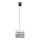 Lampadario su corda  CORAL 1xE27/60W/230V d. 20 cm bianco/grigio