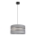 Lampadario su corda   CORAL 1xE27/60W/230V d. 40 cm grigio