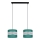 Lampadario su corda   CORAL 2xE27/60W/230V verde