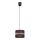 Lampadario su corda CORALLO 1xE27/60W/230V d. 20 cm marrone