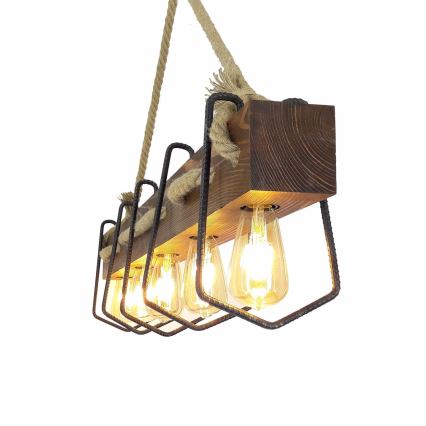 Lampadario su corda DEMIR 5xE27/40W/230V