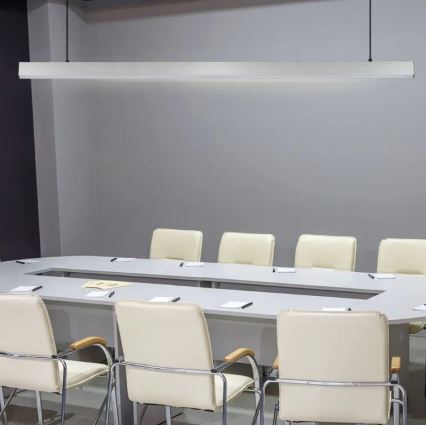 Lampadario su corda LED SAMSUNG CHIP LED/40W/230V 4000K argento