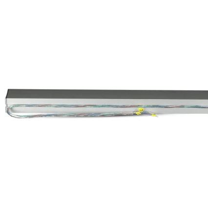 Lampadario su corda LED SAMSUNG CHIP LED/40W/230V 4000K argento