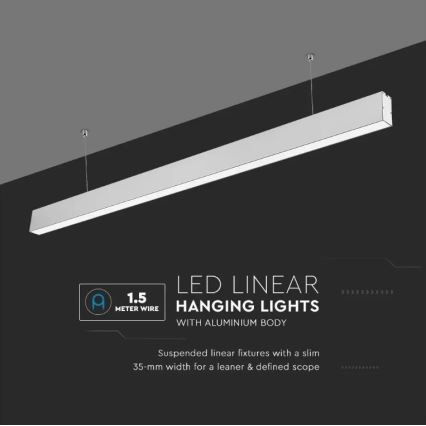 Lampadario su corda LED SAMSUNG CHIP LED/40W/230V 4000K argento