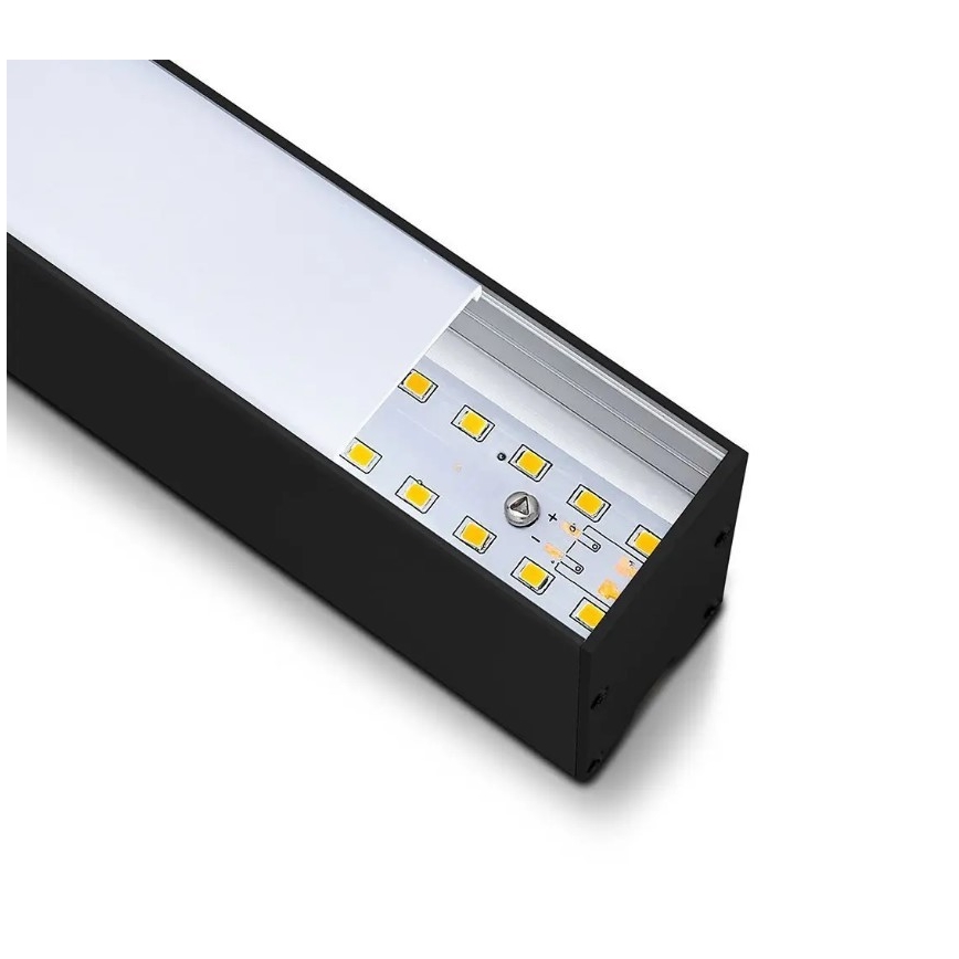 Lampadario su corda LED SAMSUNG CHIP LED/40W/230V 6400K nero