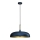 Lampadario su corda LINCOLN 1xE27/60W/230V d. 45 cm blu