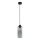 Lampadario su corda  MARCO 1xE27/60W/230V nero