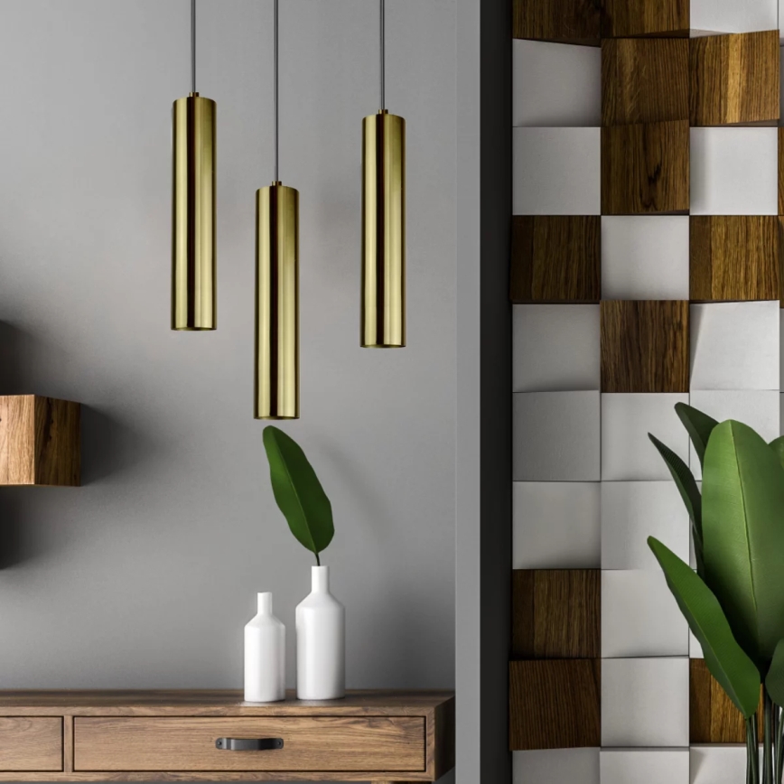 Lampadario su corda NAPOLI 3xGU10/8W/230V