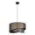 Lampadario su corda REZO 1xE27/60W/230V grigio/oro