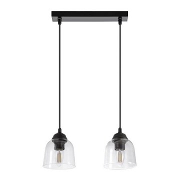 Lampadario su filo 2xE27/60W/230V