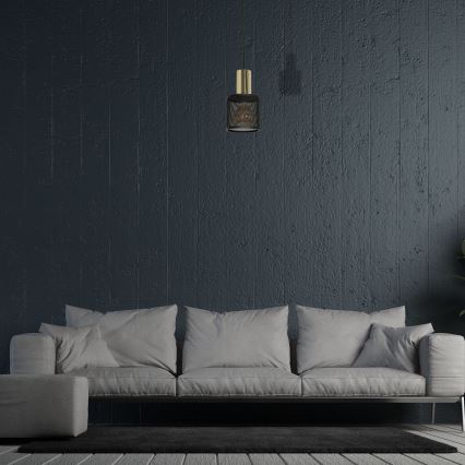 Lampadario su filo  ARES 1xE27/60W/230V