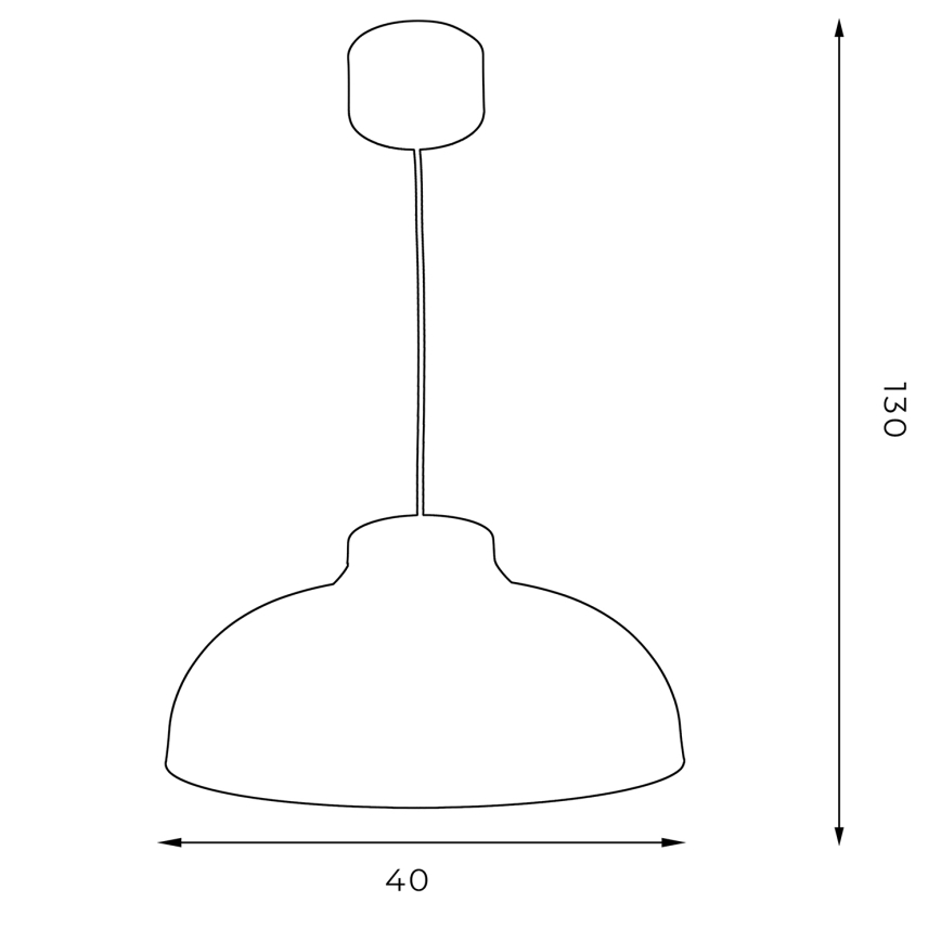 Lampadario su filo  BASCA 1xE27/60W/230V