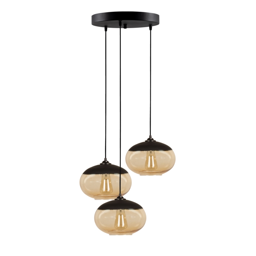 Lampadario su filo CAMINI 3xE27/40W/230V