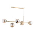 Lampadario su filo DANSA 5xE14/10W/230V oro