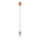 Lampadario su filo DIEGO 1xE27/60W/230V arancione