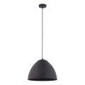 Lampadario su filo FARO 1xE27/60W/230V nero