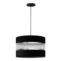 Lampadario su filo HELEN 1xE27/15W/230V nero