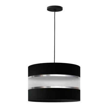 Lampadario su filo HELEN 1xE27/15W/230V nero