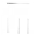 Lampadario su filo IMPLODE 3xGU10/8W/230V bianco