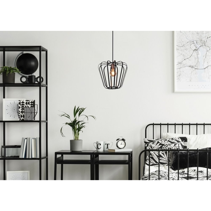 Lampadario su filo JONAS 1xE27/40W/230V