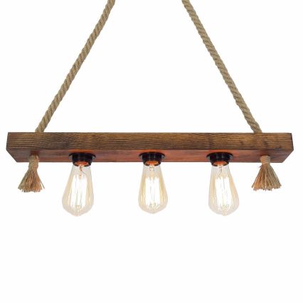 Lampadario su filo KUTUK 3xE27/40W/230V