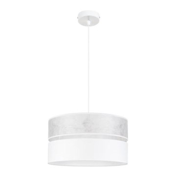 Lampadario su filo LIMA 1xE27/60W/230V bianco