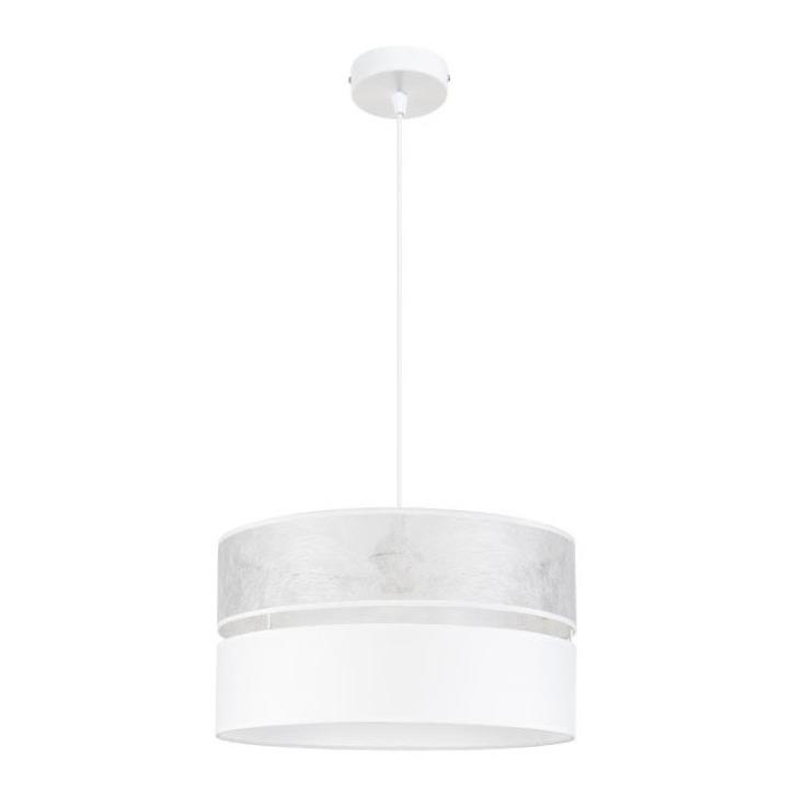 Lampadario su filo LIMA 1xE27/60W/230V bianco