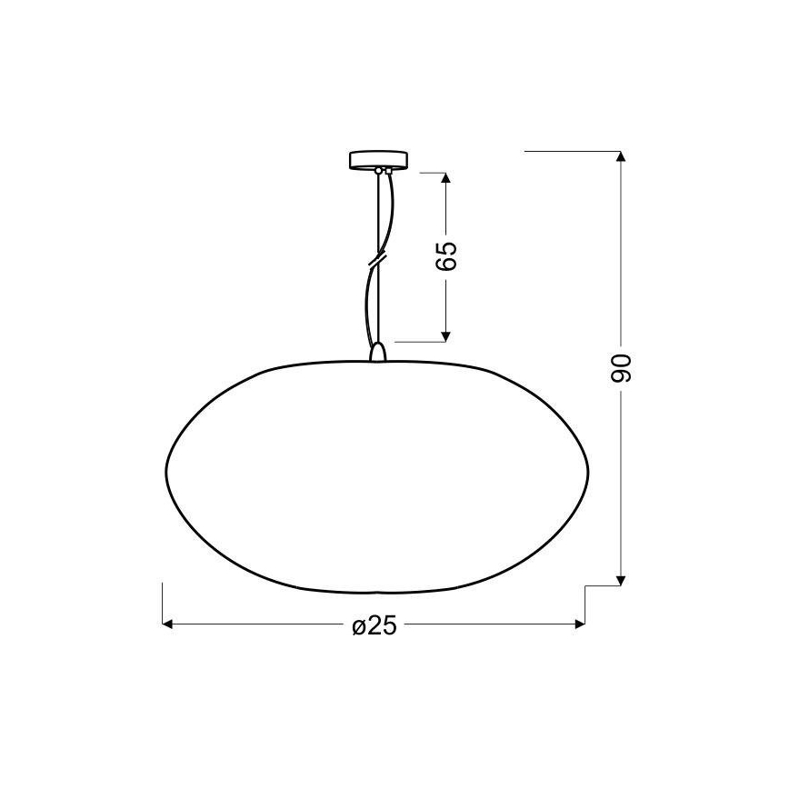 Lampadario su filo PINIA 1xE27/60W/230V