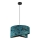 Lampadario su filo REZO 1xE27/60W/230V turchese
