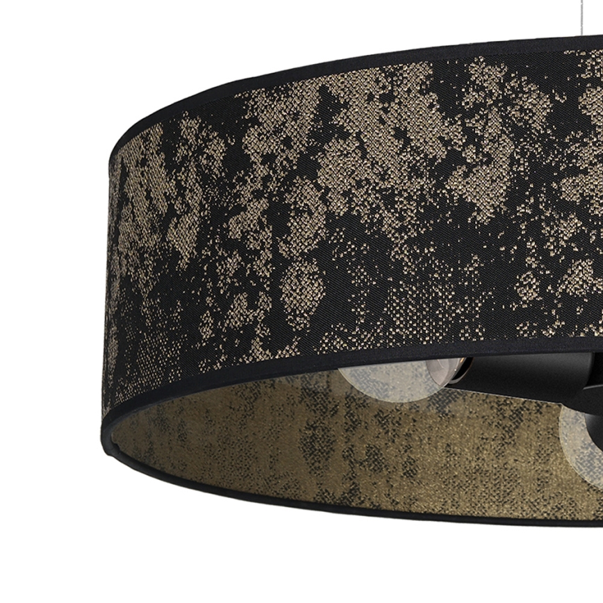 Lampadario su filo SATINO 3xE27/60W/230V oro