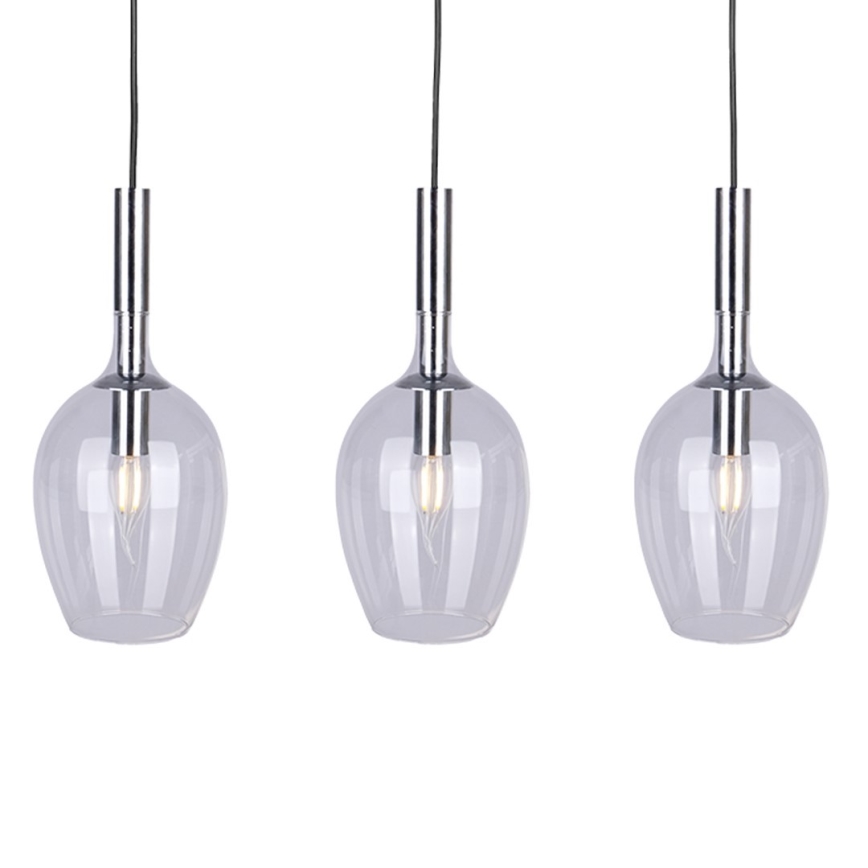 Lampadario su filo TANGO 3xE14/40W/230V chiaro