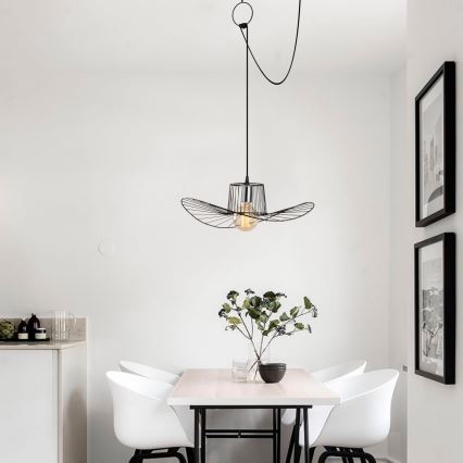 Lampadario su filo TEL 1xE27/40W/230V