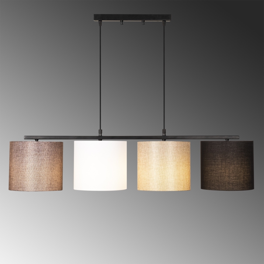 Lampadario su filo VALIZ 4xE27/40W/230V