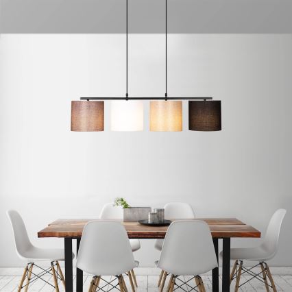 Lampadario su filo VALIZ 4xE27/40W/230V